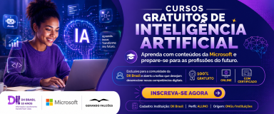 DII Brasil oferece cursos gratuitos de Inteligência Artificial em parceria com Microsoft e Gerando Falcões