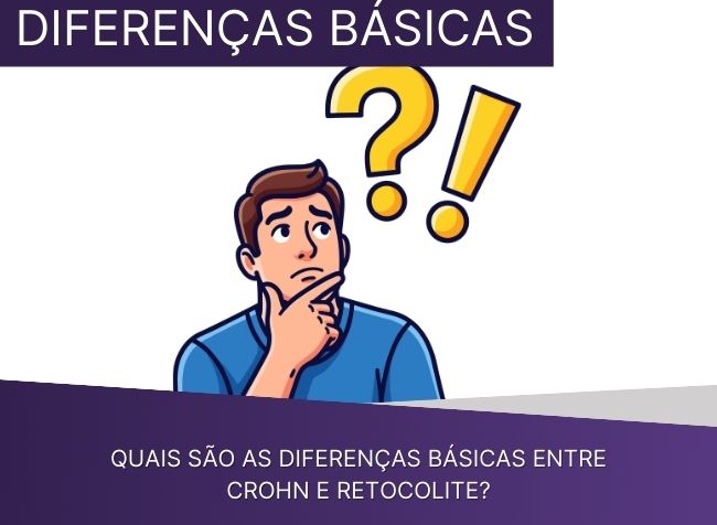Diferenças entre Doença de Crohn e Retocolite Ulcerativa 
