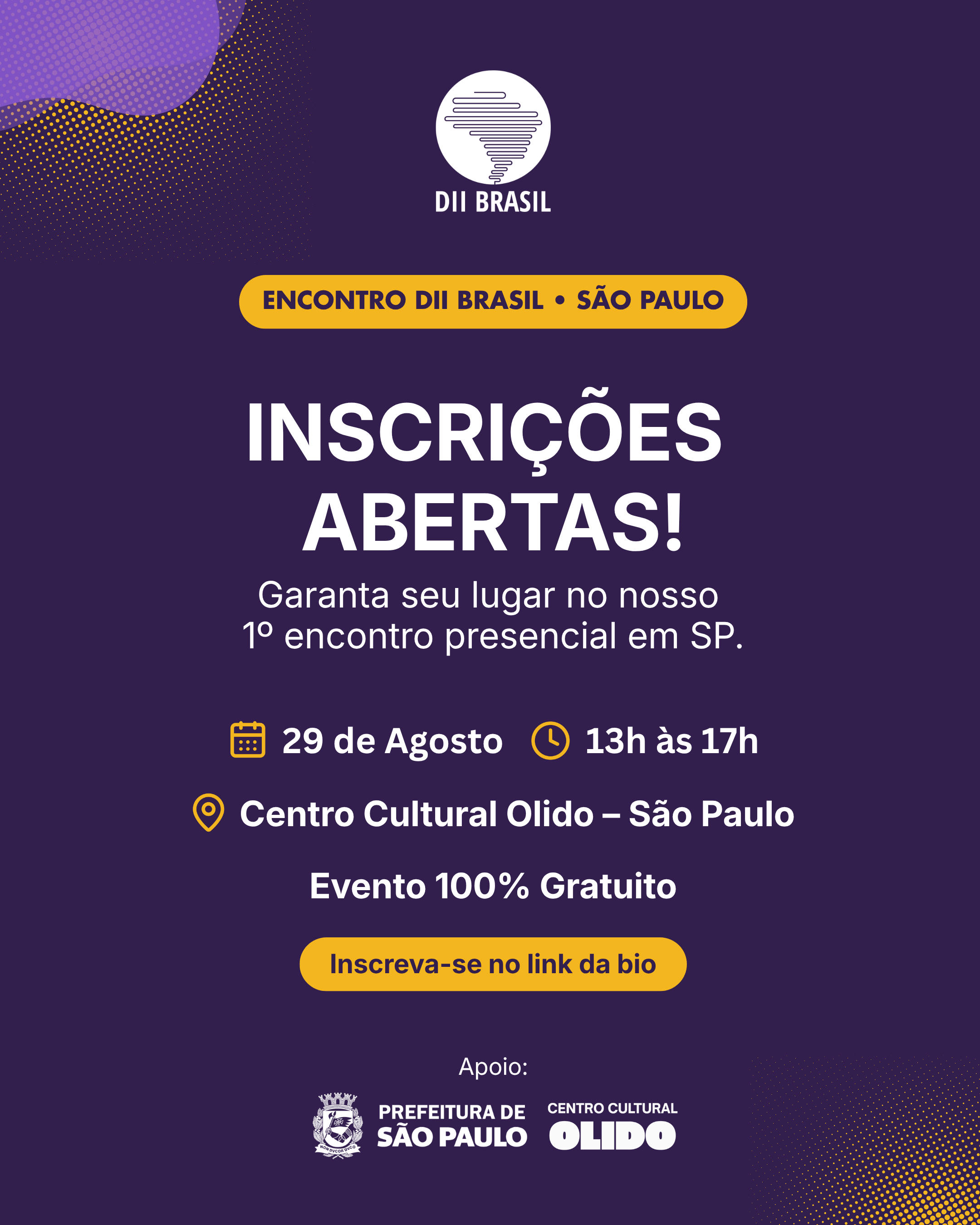 Crohn e Retocolite:  DII Brasil realiza 1º encontro em São Paulo